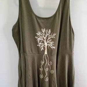 NWOT Local Artisan Made Tunic Tank Dress